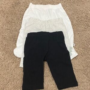 Kids' Black, Gray, and White Jogger Trio
